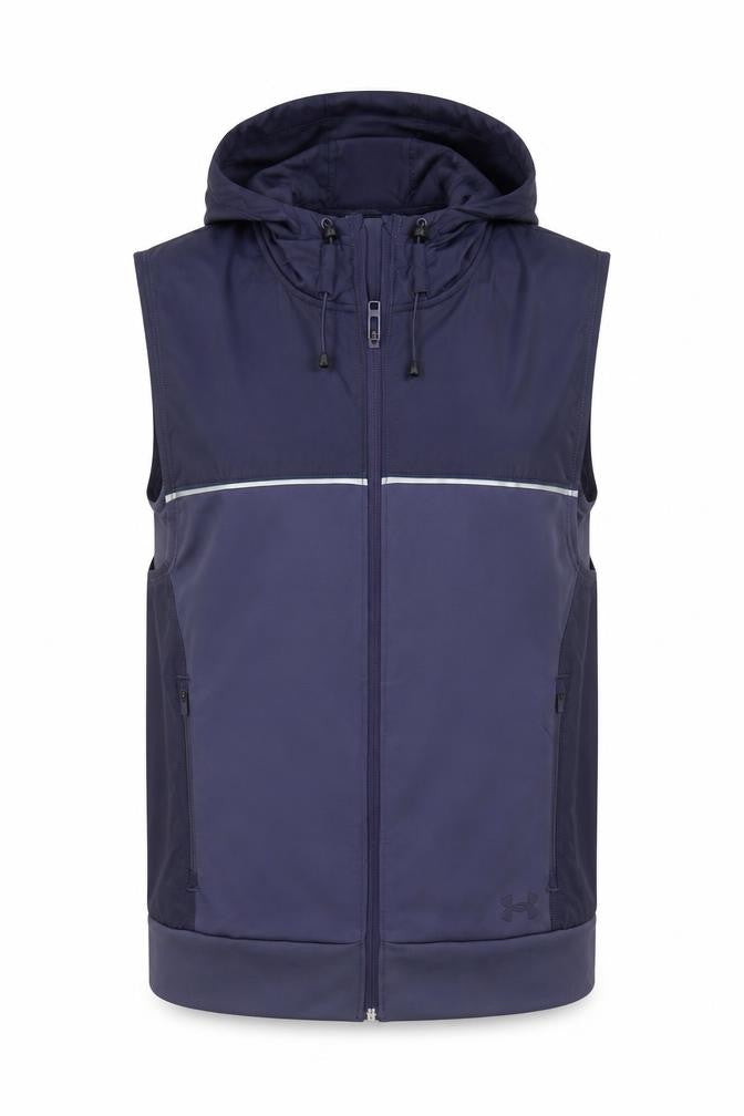 Under Armour Men's Blue Medium Hooded Softshell Bodywarmer