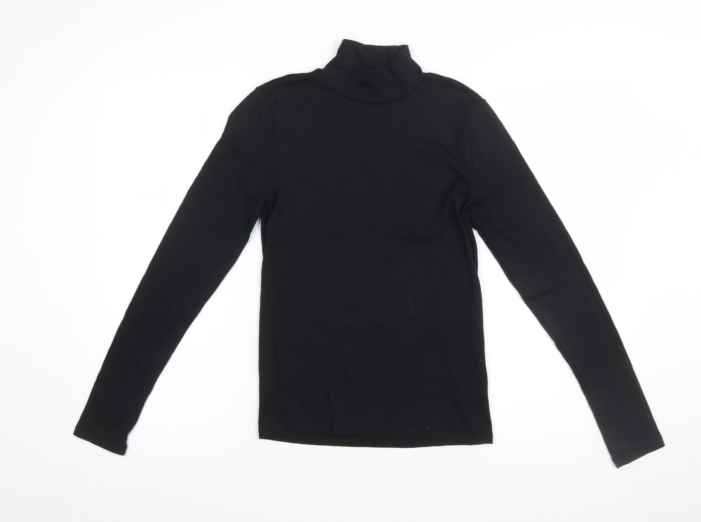 GAP Women's Black Modern Turtleneck Long Sleeve Top Size S