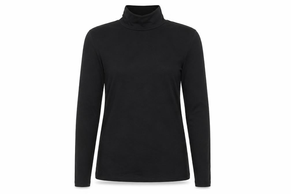Gap Women's Black Modern Turtleneck Long Sleeve Top Size S