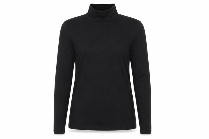 Gap Women's Black Modern Turtleneck Long Sleeve Top Size S