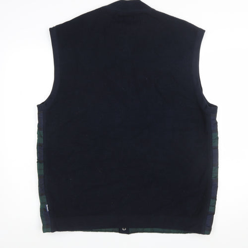 Barbour Men's Green Check Padded Waistcoat 2XL Bodywarmer Outdoor