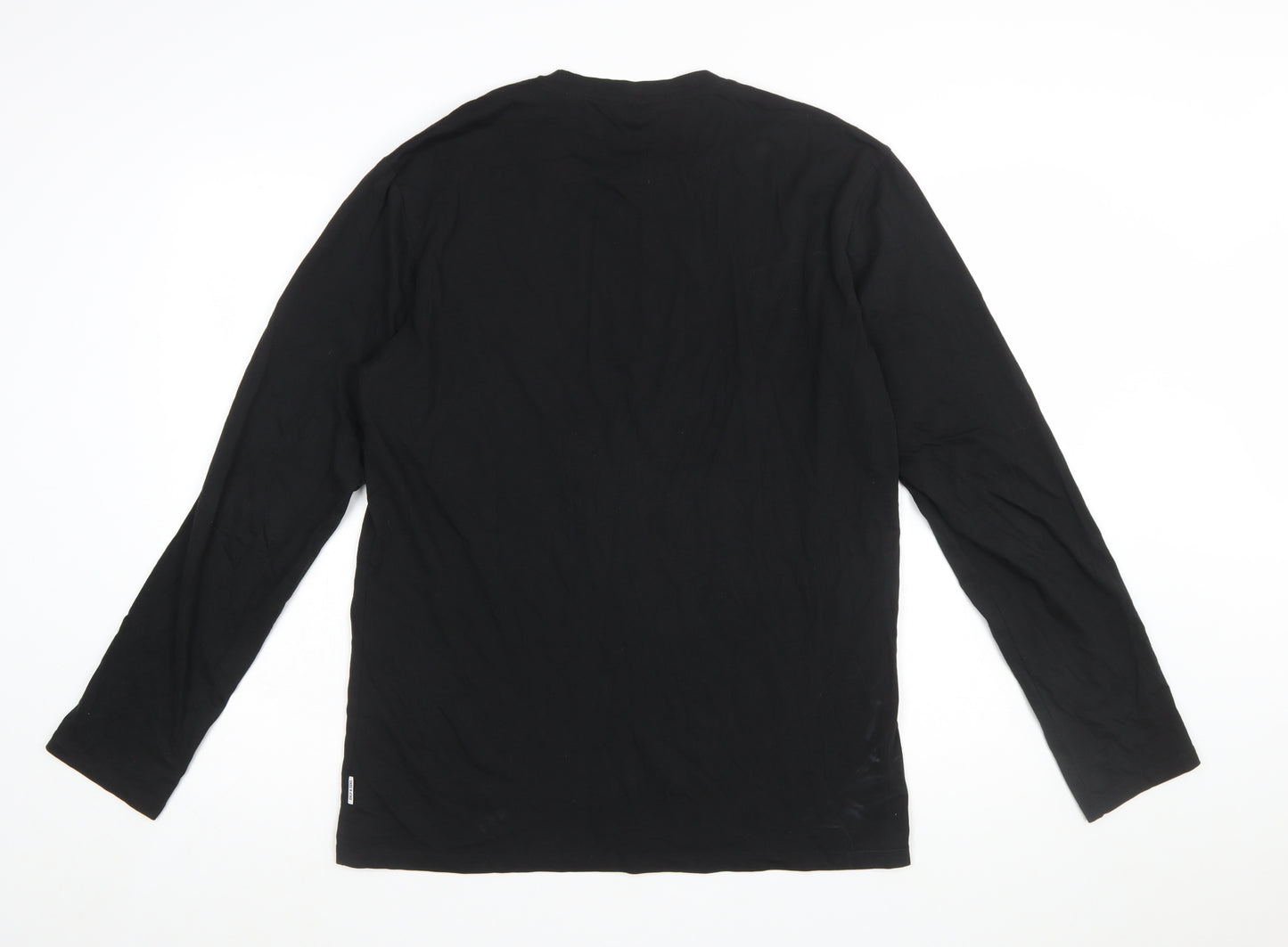 ONLY & SONS Men’s Black Skull Graphic Long Sleeve T-Shirt M