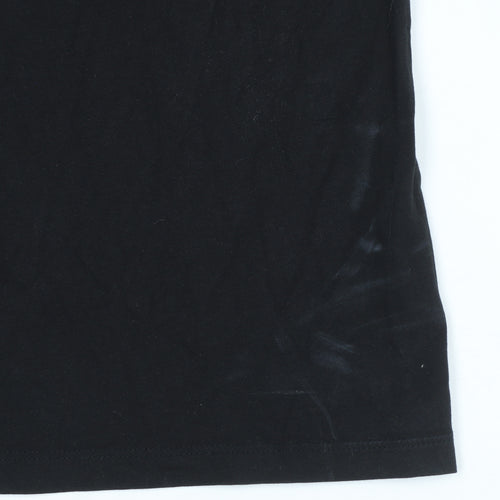 ONLY & SONS Men’s Black Skull Graphic Long Sleeve T-Shirt M