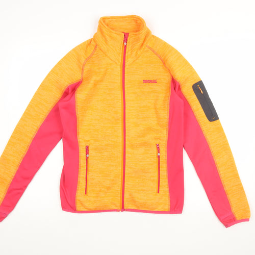 Regatta Women's Orange Softshell Fleece Jacket UK 10