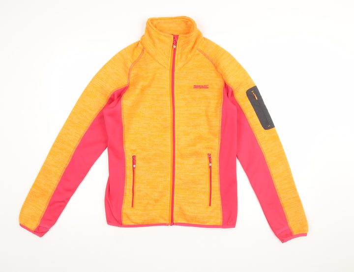 Regatta Women's Orange Softshell Fleece Jacket UK 10