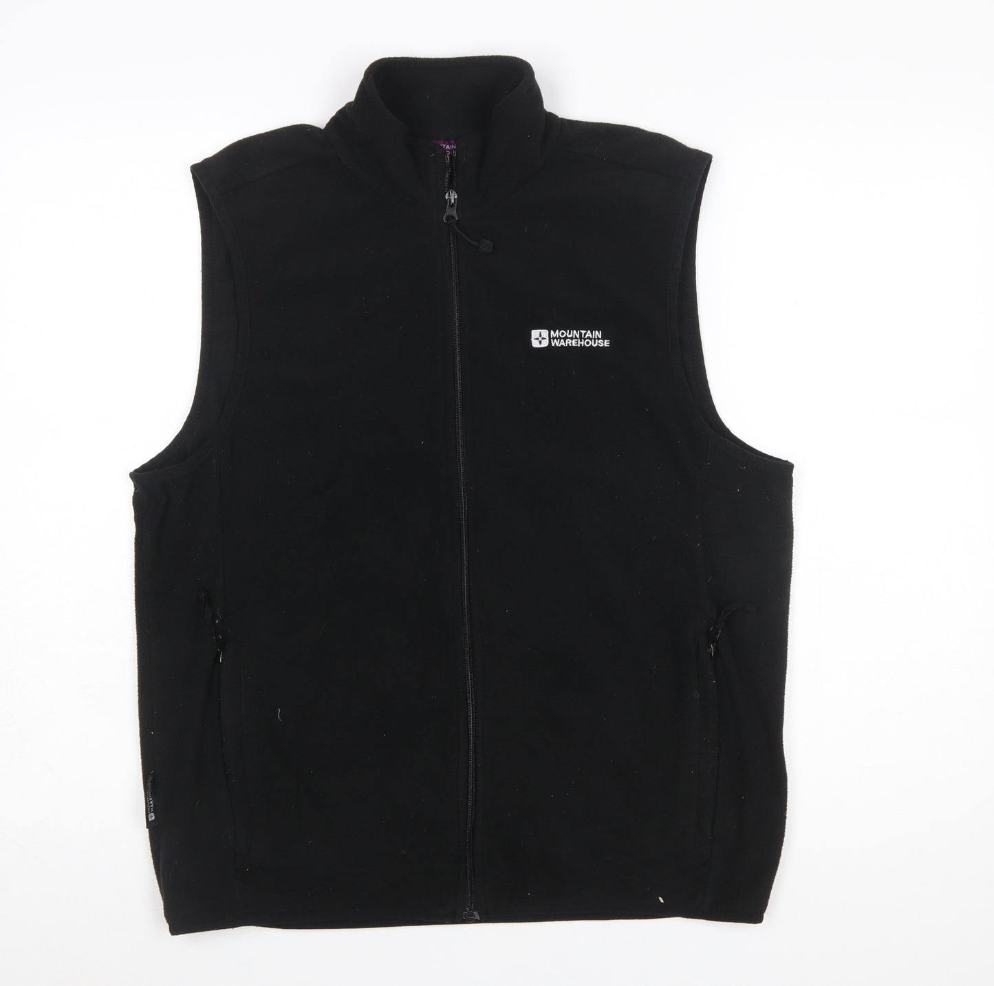 Mountain Warehouse Womens Black Fleece Bodywarmer Waistcoat Size 16