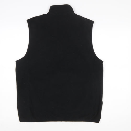 Mountain Warehouse Womens Black Fleece Bodywarmer Waistcoat Size 16