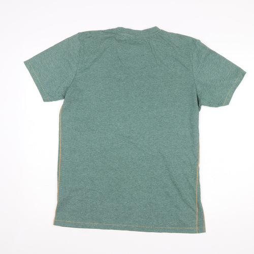 Tokyo Laundry Men's Green Graphic Motorcycle T-Shirt Size M