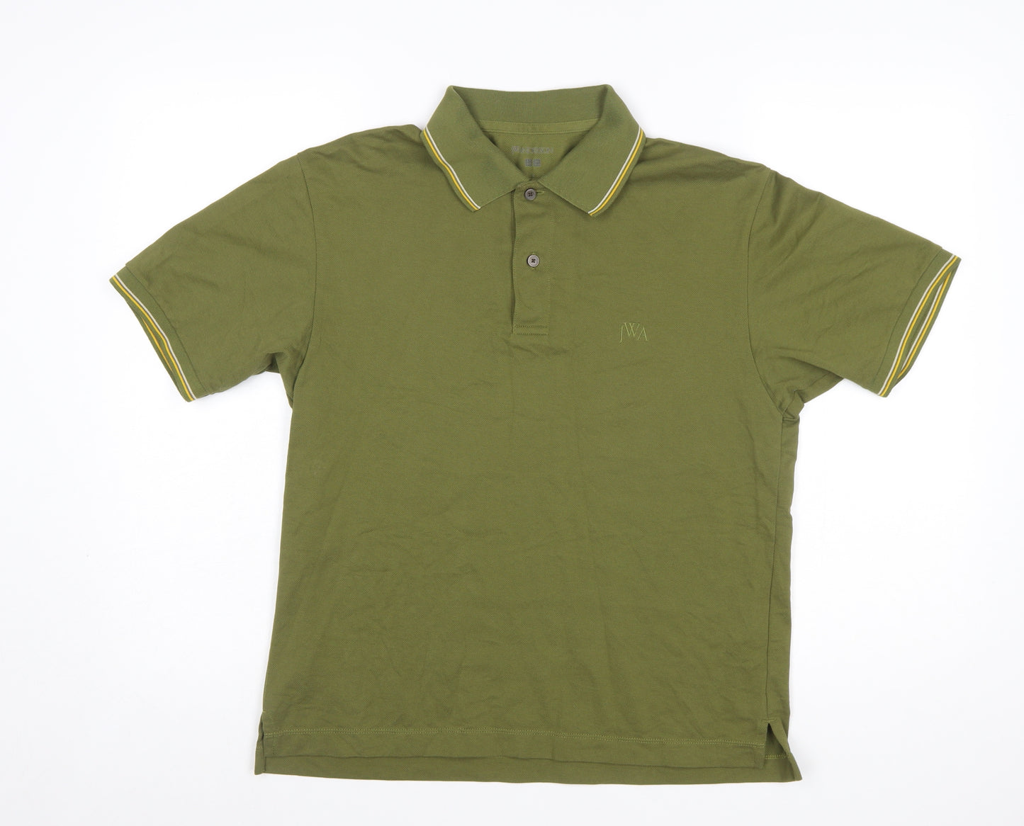 JW Anderson x Uniqlo Men's Green Short Sleeve Polo Shirt Size S