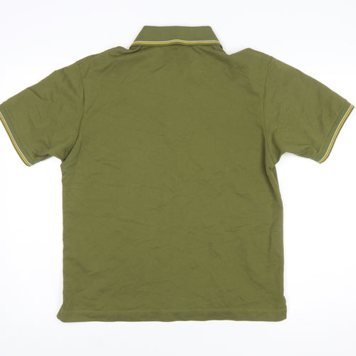 JW Anderson x Uniqlo Men's Green Short Sleeve Polo Shirt Size S