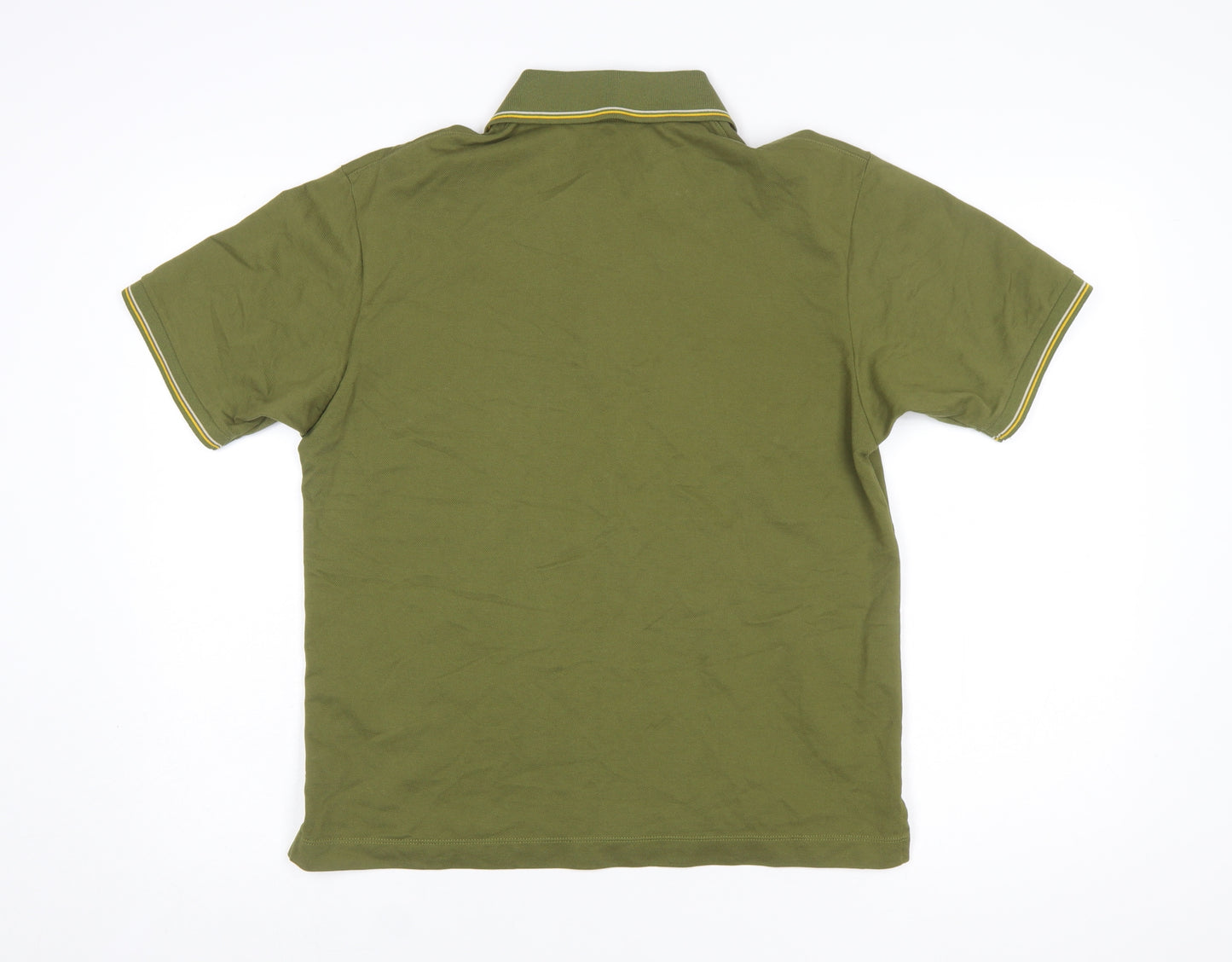 JW Anderson x Uniqlo Men's Green Short Sleeve Polo Shirt Size S