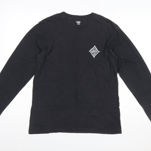 Vans Men's Black Long Sleeve Graphic T-Shirt Size XL