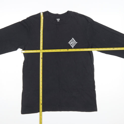 Vans Men's Black Long Sleeve Graphic T-Shirt Size XL