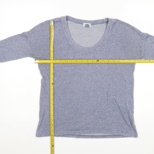 Old Navy Women’s Blue Scoop Neck Knit Pullover Jumper Size S
