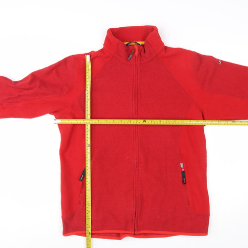 Berghaus Men’s Red Fleece Full Zip Lightweight Outdoor Jacket Size M