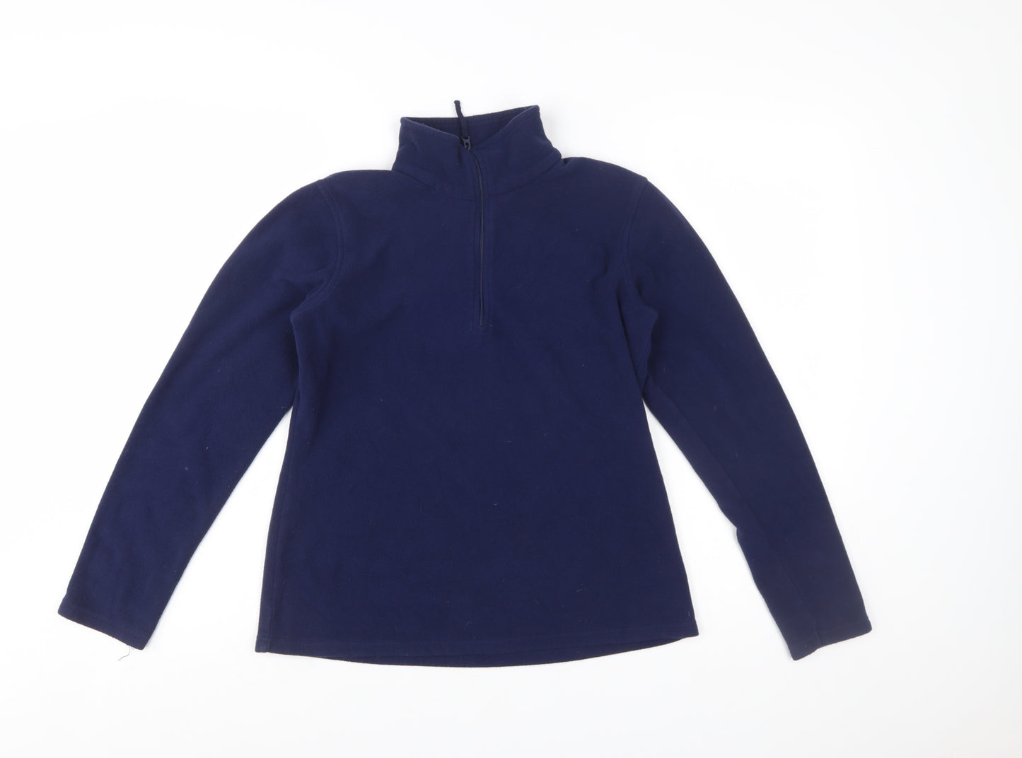 Mountain Warehouse Women's Navy 1/2 Zip Fleece Sweatshirt Size M