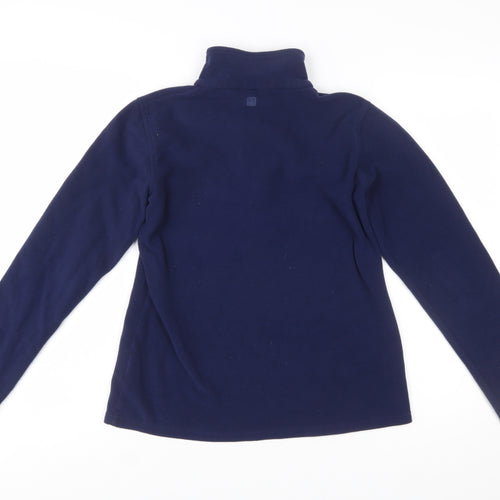 Mountain Warehouse Women's Navy 1/2 Zip Fleece Sweatshirt Size M