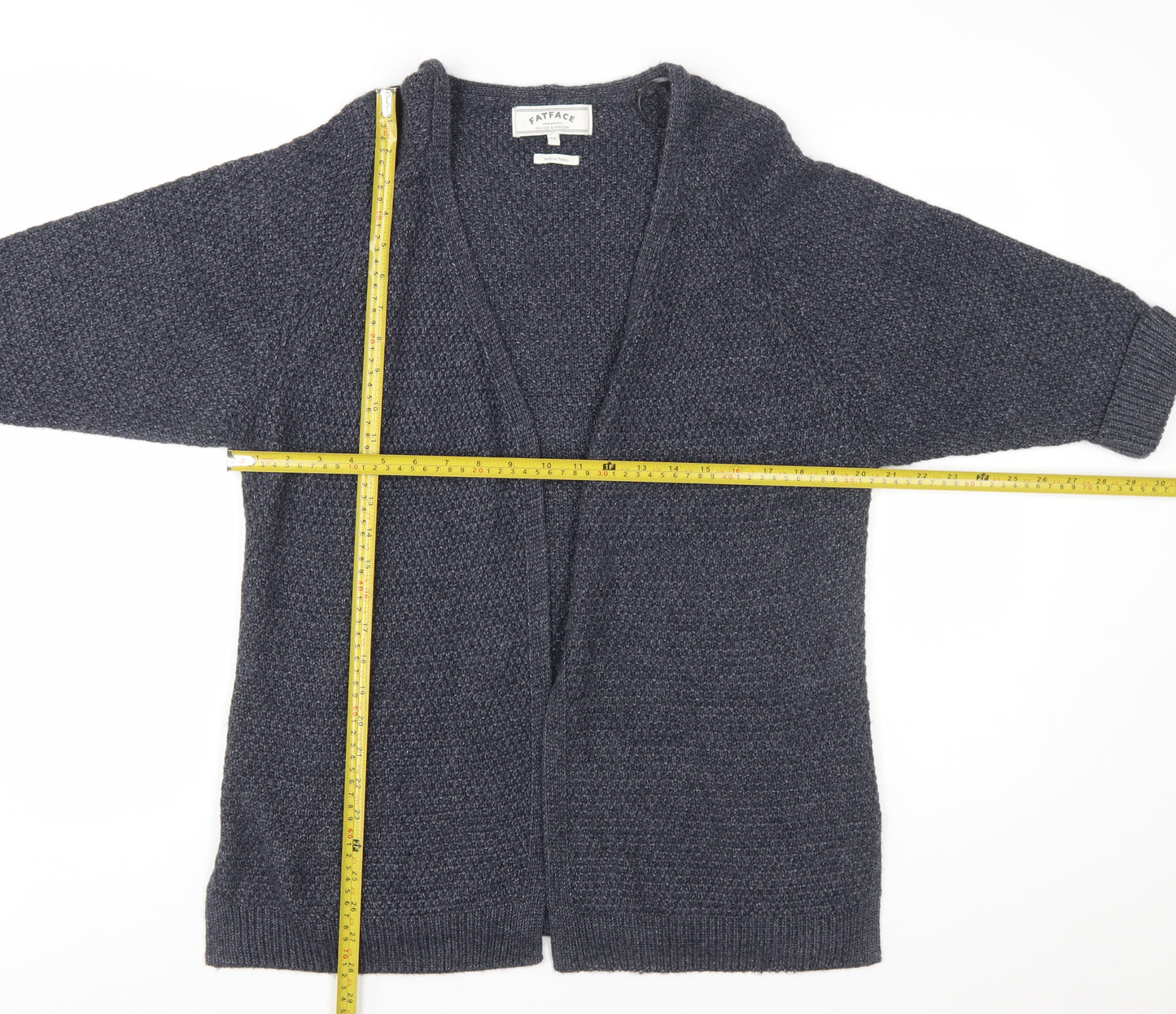 FatFace Women’s Blue Chunky Knit Cardigan Size 14