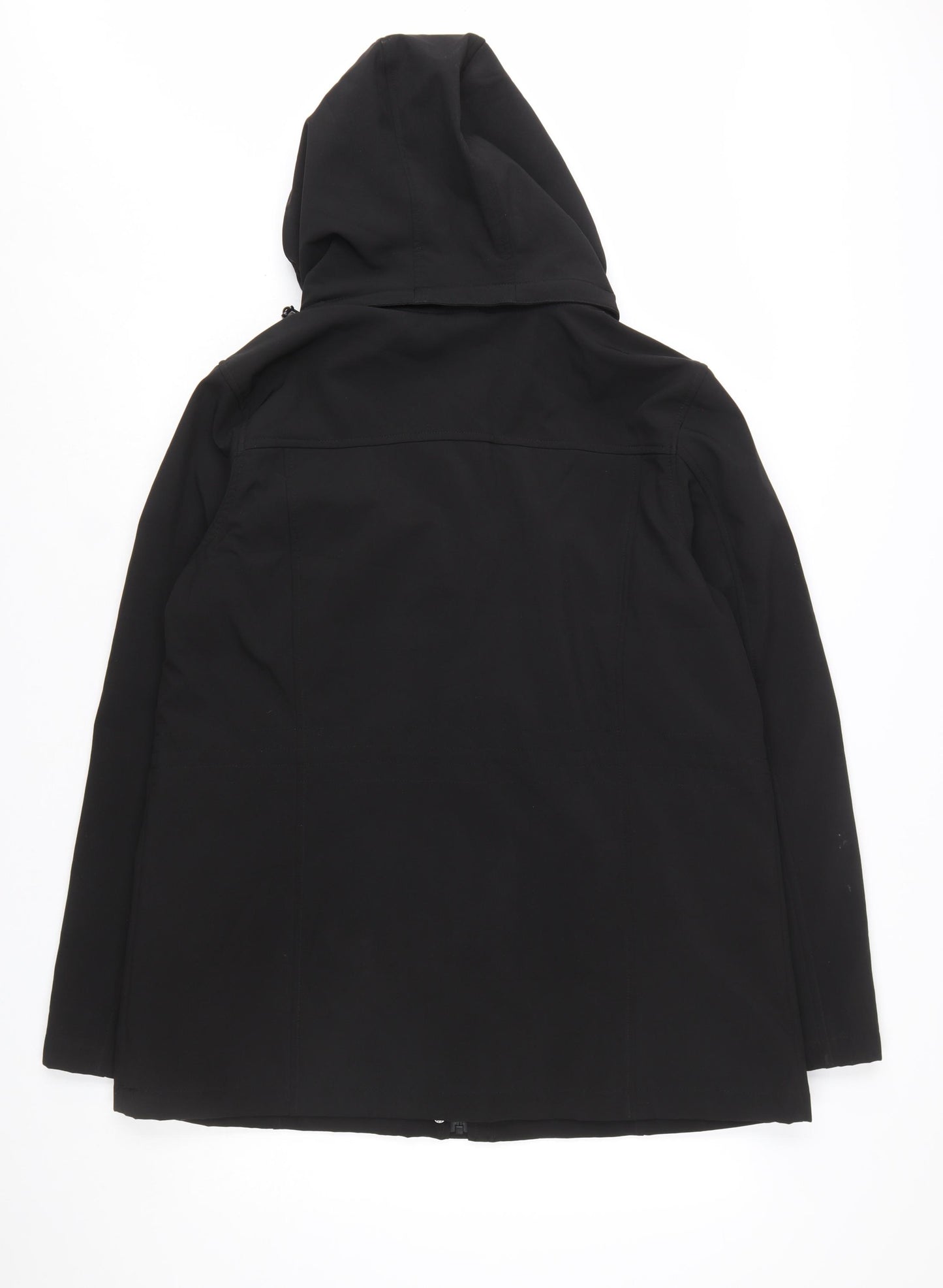 Athletic Works Women's Black Hooded Parka Jacket Size 16