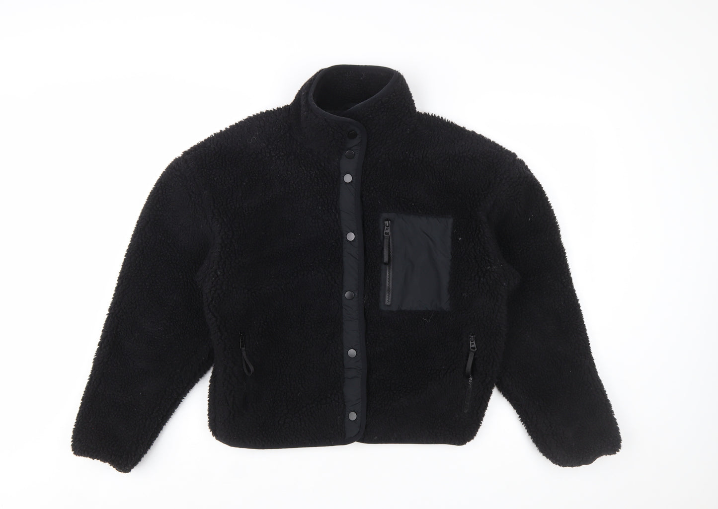 Fabletics Women's Black Fleece Lined Basic Jacket XS