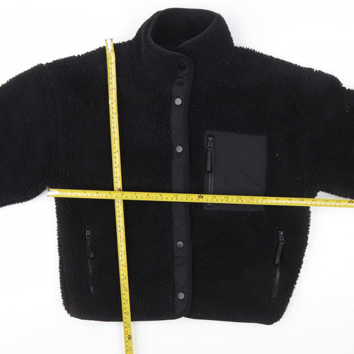 Fabletics Women's Black Fleece Lined Basic Jacket XS