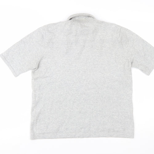 Windsmoor Womens Grey Roll Neck Short Sleeve Cotton Jumper Size M