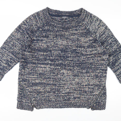 Marks and Spencer Per Una Women’s Multicoloured Chunky-Knit Jumper UK 18
