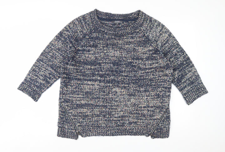Marks and Spencer Per Una Women’s Multicoloured Chunky-Knit Jumper UK 18