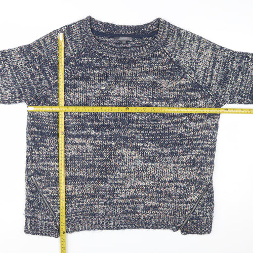 Marks and Spencer Per Una Women’s Multicoloured Chunky-Knit Jumper UK 18