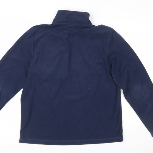Craghoppers Men's Blue Fleece Pullover Sweatshirt L 1/2 Zip Outdoor