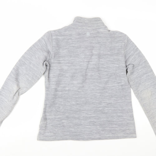 Mountain Warehouse Womens Grey 1/2 Zip Pullover Fleece UK 8