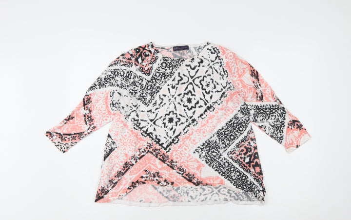Marks and Spencer Women’s Multicoloured Tunic Blouse UK 12 Viscose Mix