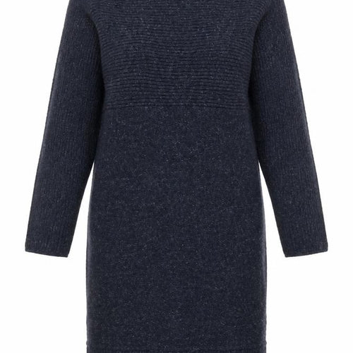 Monsoon Women’s Black Wool Blend Long Sleeve Jumper Dress Size S