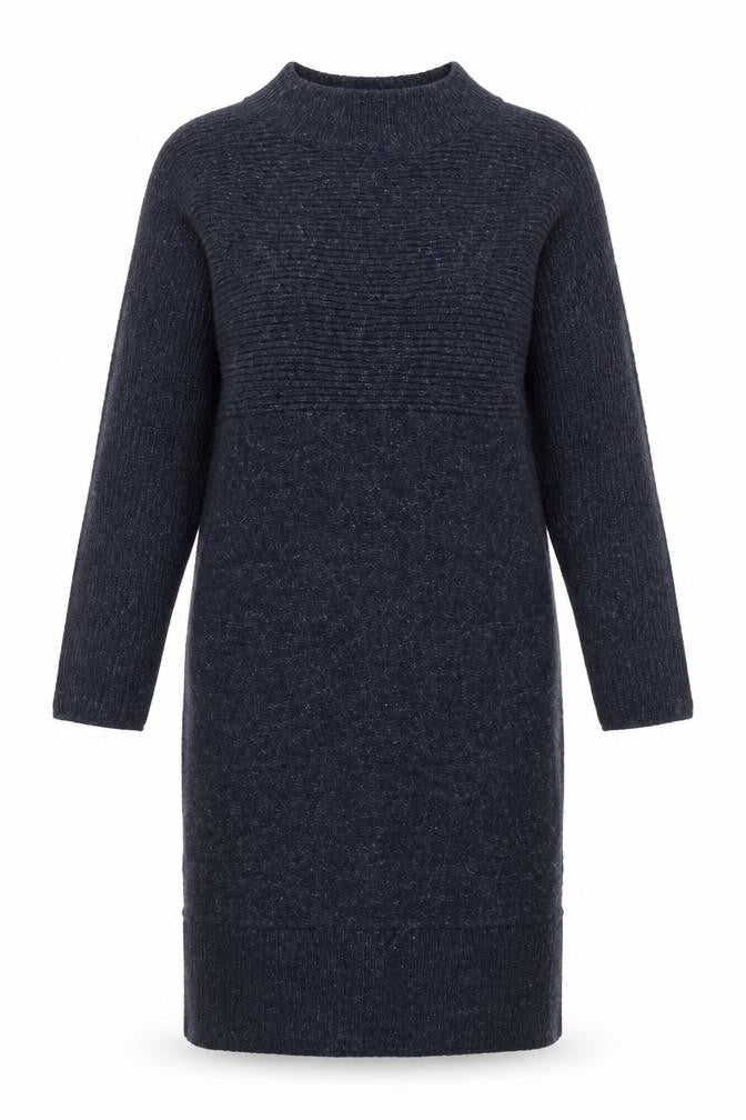 Monsoon Women’s Black Wool Blend Long Sleeve Jumper Dress Size S