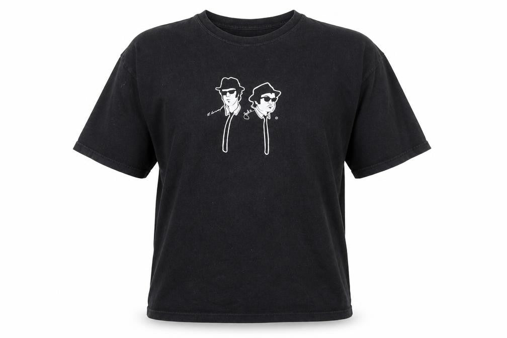 House of Blues Men's Black XL Graphic T-Shirt Funny Music Theme