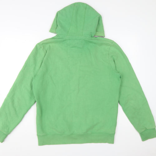 Next Men's Green Pullover Hoodie M Graphic Motorcycle Fleece