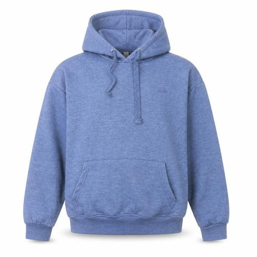 Trespass Men's Blue Pullover Hoodie Medium Fleece Cotton Blend