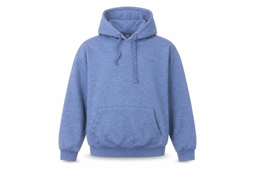Trespass Men's Blue Pullover Hoodie Medium Fleece Cotton Blend
