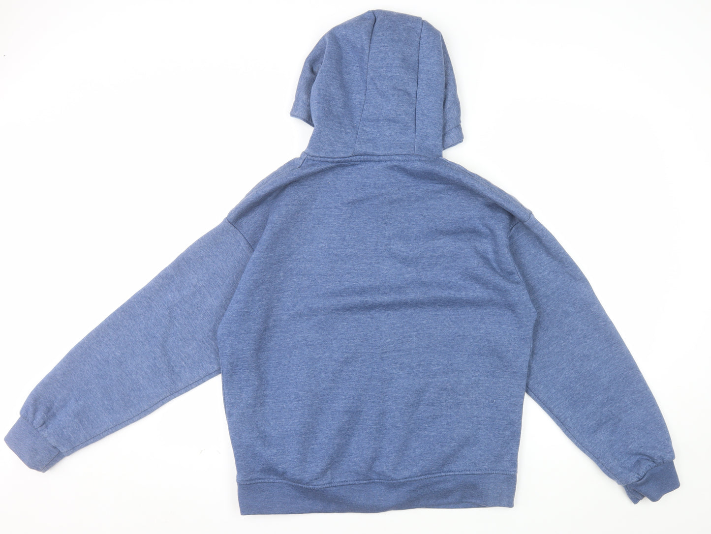 Trespass Men's Blue Pullover Hoodie Medium Fleece Cotton Blend