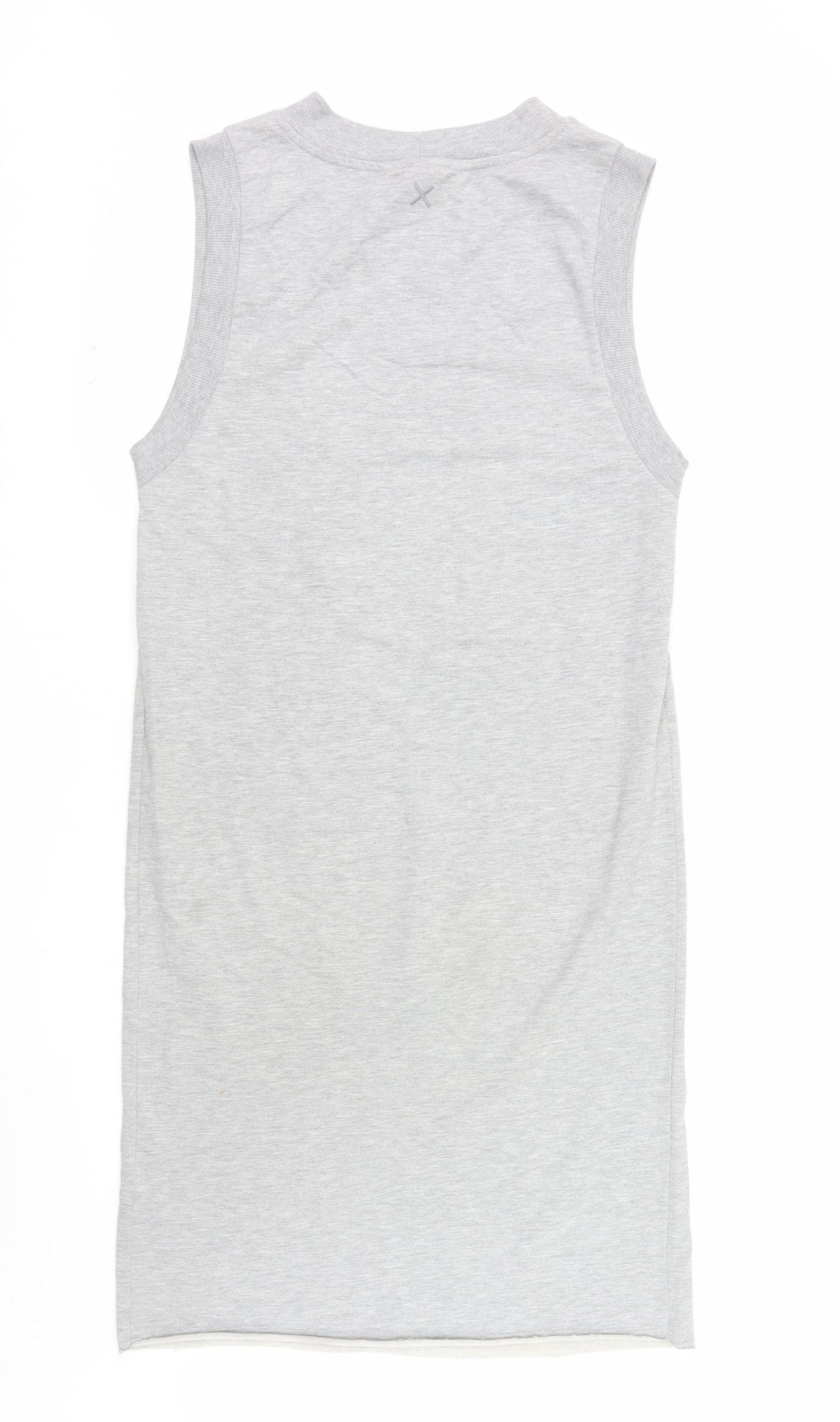 Collusion Women's Grey Size 8 Sleeveless Tank Dress