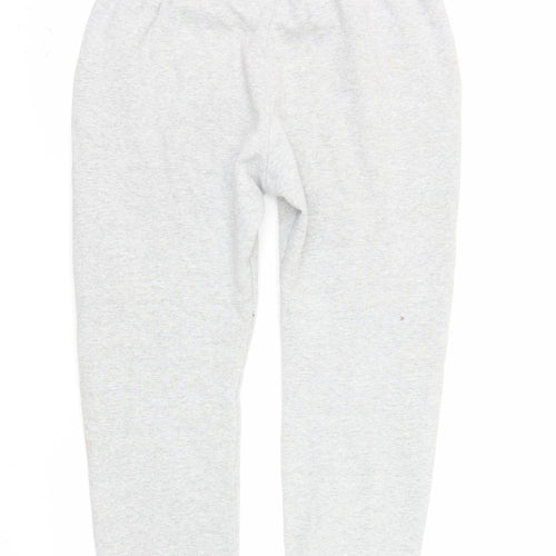 SikSilk Men's Grey Jogger Sweatpants Size S Fleece Activewear