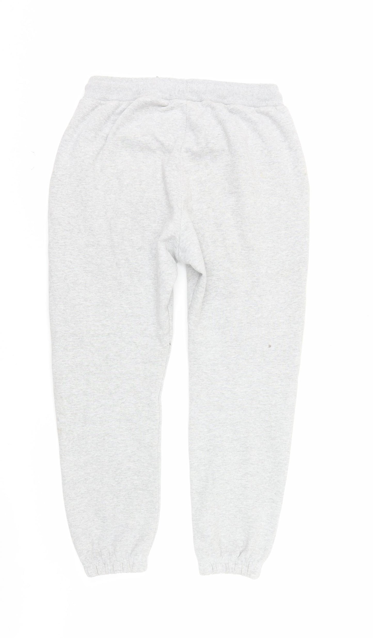SikSilk Men's Grey Jogger Sweatpants Size S Fleece Activewear