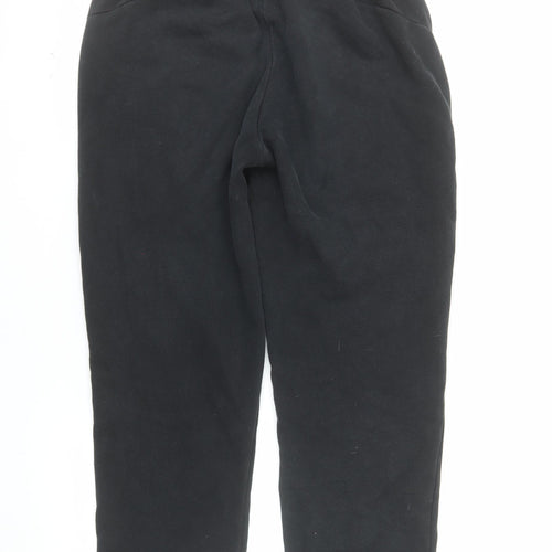 Puma Men's Black Large Jogger Sweatpants with Elastic Waist