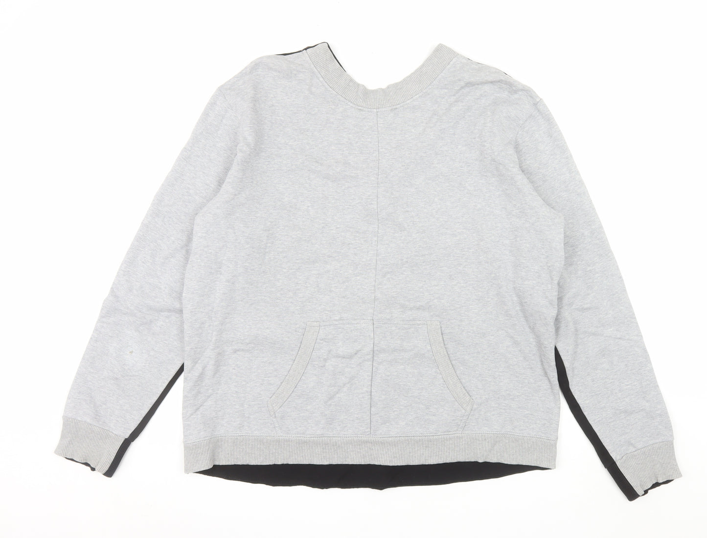 Diesel Men's Black & Grey Half Zip Sweatshirt XL Cotton Reversible
