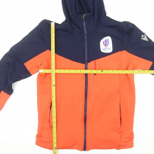 Rugby World Cup 2023 Men's Orange Blue Full Zip Hoodie L