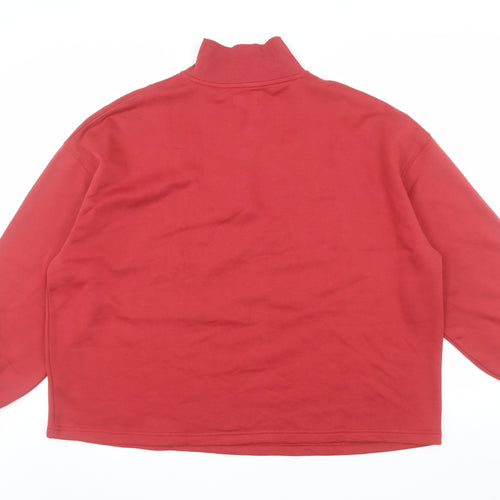 Simply Be Women’s Red 1/2 Zip Pullover Sweatshirt Size 20