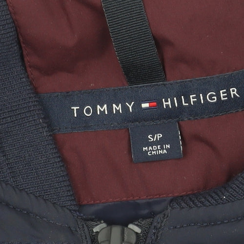 Tommy Hilfiger Men's Blue Padded Bomber Jacket Size S