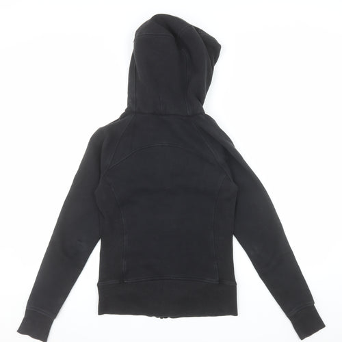 Lululemon Women Black Size S Full Zip Hoodie Cotton Blend