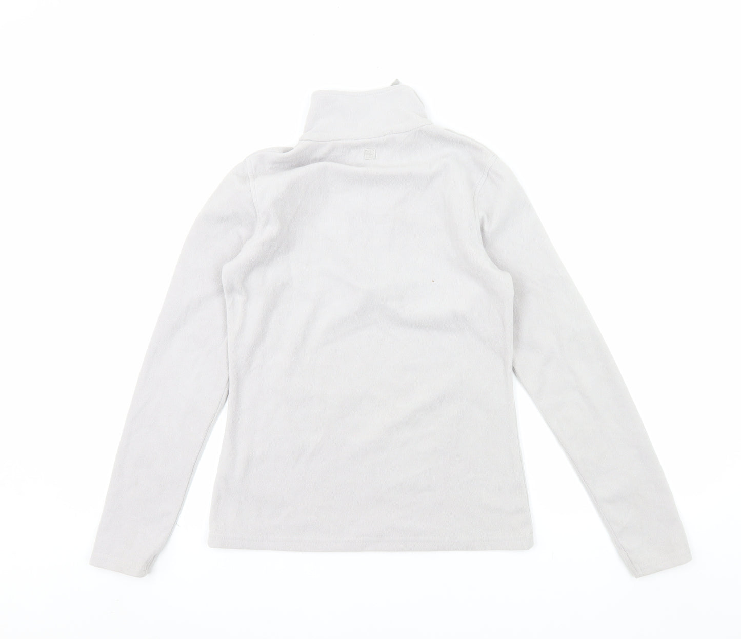 Mountain Warehouse Womens Grey XS Fleece 1/2 Zip Pullover Sweatshirt