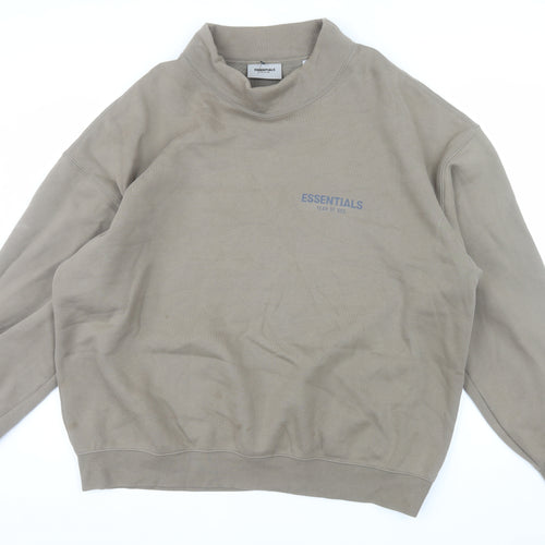 Fear of God Essentials Men's Brown XL Pullover Sweatshirt